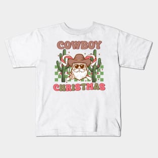 Cowboy Christmas Kids T-Shirt